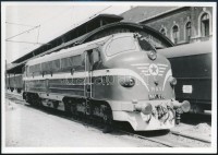 cca 1970-1980 MÁV M61 'Nohab' turcsiorrú mozdony, 13x18 cm / MÁV M61 locomotive