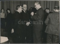 1941 A magyarországi némettanárok konferenciája, fotó Csépány Sándor műterméből, hátulján feliratozva, pecséttel jelzett, 17,5×23 cm