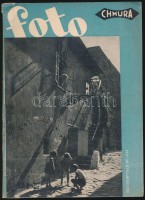 1937 Chmura Foto 1937-1938. Árjegyzék. Bp.,1937, Athenaeum, 79 p. Kiadói papírkötés, kis sérüléssel a gerincen, de egyébként jó állapotban.