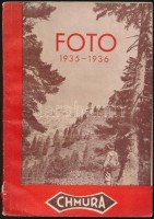 1935 Chmura Foto 1935-1936. Árjegyzék. Bp.,1935, Athenaeum, 63 p. Kiadói papírkötés, a gerincen pici sérüléssel, egyébként jó állapotban