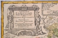 1757 Friedrich Zollmann; Adam Friedrich Zurner: Szászország rézmetszetű térképe. Circuli Super. Saxoniae Pars Meridionalis sive Ducatus, Electoratus et Principatus Ducum Saxoniae : ex Zolmannianis et Zurnerianis subsidijs designata et edita