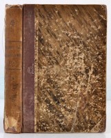 1858 Szépirodalmi Közlöny, 1858. Április 4. - Június 27. I. évfolyam második fele, töredék évfolyam, 53-27.-77-51. számok. Szerk.: Szelestey László. Pest, Emich Gusztáv, 1253-1832. p. Korabeli kopottas félvászon-kötés, néhol