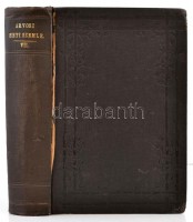 1889 Orvosi Heti Szemle VII. kötet. 1-26. sz. Fél évfolyam,(július-december.) Szerk.: Dr. Flesch Nándor, Heltai Manó. Aranyozott egészvászon-kötés, kopott borítóval, sérült gerinccel, a szennylapok és az utolsó lap hiányoznak.