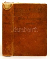 1909 Kann és Heller műszaki üzlet 1909/10 árjegyzéke. Bp., 'Molnárok Lapja'-ny. Kiadói egészvászon-kötés, kopott, foltos borítóval, sérült, kissé hiányos gerinccel, foltos.