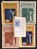 cca 1910 Dr. Georg Buschan: Die Sitten der Völker 1-56. számok, 13.,23.,36.,47.,48 számok hiányoznak, összesen 51 szám. Stuttgart-Berlin-Leipzig-Wien, Union Deutsche Verlagesellschaft. Számos fotóval, illusztrációval illusztrálva.