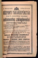 1914 A Pesti Hírlap naptára az 1914. szökőévre. 24. évf. Bp., Légrády-Testvérek. Kiadói egészvászon-kötés, az elülső szennylap és első oldal kijár, szakadt, a 111/112. oldal kijár.