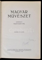 1926 Magyar Művészet. 1926. II évf. A Szinyei Merse Pál Társaság művészeti folyóirata. Szerk. Majovszky Pál. Több száz szövegközti és egész oldalas képpel illusztrálva. Kiadói aranyozott egészvászon-kötésben, sérült