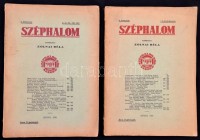 1928 Széphalom. Szerk.: Zolnai Béla. II. évf. 7-8.,11-12. számok. Szeged, 1928, Szeged Városi Nyomda és Könyvkiadó Rt. Papírkötés.