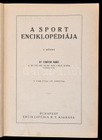 A sport enciklopédiája. A testnevelés és testgyakorlás kézikönyve. I-II. kötet. Szerk.: Pálfy György. Dr. Dréhr Imre előszavával. A rajzokat Somfay István készítette. Bp., 1928, Enciklopédia Rt.,(Kunossy-ny.), VIII+340 p.+31 t.