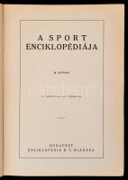 A sport enciklopédiája. A testnevelés és testgyakorlás kézikönyve. I-II. kötet. Szerk.: Pálfy György. Dr. Dréhr Imre előszavával. A rajzokat Somfay István készítette. Bp., 1928, Enciklopédia Rt.,(Kunossy-ny.), VIII+340 p.+31 t.