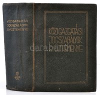 Közigazgatási jogszabályok gyűjteménye. Szerk.: dr. Gallina Frigyes, dr. Janda Károly, dr. Sass Elemér, dr. Smialovszky Tibor, dr. ifj. Székely Miklós. Az előszót írta: dr. Blaha Sándor. Bp.,én.,Stádium,(Fővárosi Nyomnda Rt.-ny.),