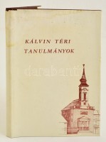 Kálvin téri tanulmányok. Tanulmányok a Budapest Kálvin téri Református Gyülekezet történetéhez. Bp.,1983, Ráday Kollégium Sokszorosító Műhelye. Kiadói műbőr-kötés, kiadói papírborítóban, foltos, ázott papírborítóval és