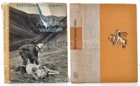 Széchényi Zsigmond két könyve:Alaszkában vadásztam. Vadásznapló. 1935. augusztus-október. Nahar. Indiai útinapló. Bp., 1963-1964, Szépirodalmi. Fekete-fehér fotókkal illusztrált. Kiadói félvászon-kötés és kiadói