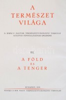 A természet világa sorozat 8 kötete, I-IV.,VII-X. kötetek.I. kötet: A csillagos ég. II. kötet: A légkör. III. kötet: A föld és a tenger. IV. A föld és az élet története. VII-VIII. kötet: A növény és élete. IX-X. kötet: Az