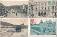 54 db RÉGI külföldi városképes lap, főleg spanyol / 54 pre-1945 European town-view postcards, mostly from Spain