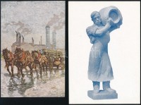 5 db RÉGI használatlan, magyar sör reklámlap; Dreher, Haggenmacher / 5 unused Hungarian beer advertisement postcards