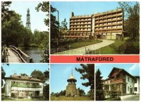 64 db MODERN magyar városképes lap; Mátra / 64 modern Hungarian town-view postcards