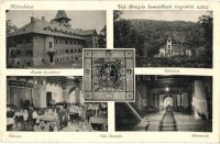 3 db régi városképes lap, szállodák: Gyilkos-tó (Sport szálló), Mátraháza (Vak Bottyán, Honvédtiszti üdülő) / 3 pre-1945 town-view postcards, hotels: Lacul Rosu, Mátraháza