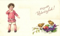 71 db RÉGI és MODERN kisméretű motívumos képeslap, közte több litho és nem képeslap hátoldalú / 71 pre-1945 and modern minicard, greetings, with lithos and non PC