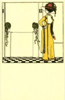 7 db megíratlan MODERN reprint Wiener Werkstätte művészlap / 4 unused modern reprint Wiener Wekstätte art postcard