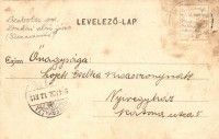 1904 Bűdszentmihály (Tiszavasvári), Kossuth tér, templom, Nánási Oláh József kastélya, Gróf Dessewffy Aurél kastélya, vasútállomás. Art Nouveau, floral (Rb)