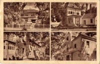 Siófok - 6 db modern városképes lap: Napfény szálloda, Sió torkolata, üdülők, móló, kikötő / 6 modern town-view postcards