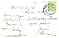 Nagyszentmiklós, Sannicolau Mare; Fő tér, szobor, Kiss György üzlete, létra. W. L. Bp. 2110. Kiadja Wiener Náthán / main square, statue, shops, ladder (EK)