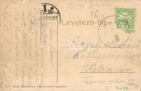 Vízakna, Salzburg, Ocna Sibiului; részlet a fürdő parkból. 1003. Kiadja Budovszky L. / spa park (ázott sarok / wet corner)
