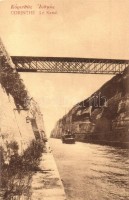 Corinth, Le Kanal / Canal, steamship