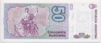 Argentína 1986-1989. 50A T:IArgentina 1986-1989. 50 Australes C:UNCKrause 326