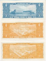 Brazília 1954-1958. 1C + 1954-1958. 2C + 1955. 2C + 1964. 5C + 1962. 20C T:IBrazil 1954-1958. 1 Cruzeiro + 1954-1958. 2 Cruzeiros + 1955. 2 Cruzeiros + 1964. 5 Cruzeiros + 1962. 20 Cruzeiros C:UNCKrause 150.a, 151.a, 157, 176.d, 178