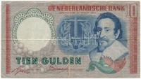 Hollandia 1953. 10G T:III Netherlands 1953. 10 Gulden C:F Krause 85