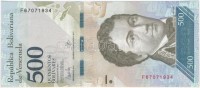 Venezuela 2017. 500B T:I,I-Venezuela 2017. 500 Bolívares C:UNC,AU