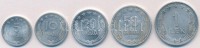 Albánia 1964. 5q Al + 10q Al + 20q Al + 50q Al + 1L Al T:1-,2Albania 1964. 5 Qindarka Al + 10 Qindarka Al + 20 Qindarka Al + 50 Qindarka Al + 1 Lek Al C:AU,XFKrause KM#39, KM#40, KM#41, KM#42, KM#43