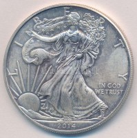 Amerikai Egyesült Államok 2014. 1$ Ag 'Walking Liberty' T:BUUSA 2014. 1 Dollar Ag 'Walking Liberty' C:BU
