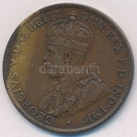 Ausztrália 1919. 1p Br 'V. György' T:2Australia 1919. 1 Penny Br 'George V' C:XF