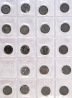 Ausztria 1800-1998. vegyes 155db-os krajcár, heller és groschen tétel T:vegyesAustria 1800-1998. 155pcs mixed lot of kreuzer, heller and groschen coins C:mixed