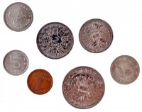 Ausztria 1937. 1gr-5Sch (7xklf) minipénz sor T:1-,2Austria 1937. 1 Groschen - 5 Schilling (7xdiff) miniature coins C:AU,XF