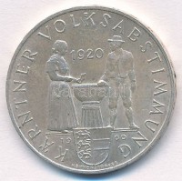 Ausztria 1960. 25Sch Ag 'A karintiai népszavazás 40. évfordulója' T:1-,2 Austria 1960. 25 Schilling Ag '40th Anniversary of the Carinthian Plebiscite' C:AU,XF Krause KM#2890