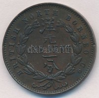 Brit Észak-Borneó 1888H 1c Br T:2British North Borneo 1888H 1 Cent Br C:XFKrause KM#2