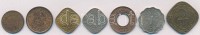 Brit-India 1886-1947. 1/12A-2A (7xklf) T:1-,2British India 1886-1947. 1/12 Anna - 2 Annas (7xdiff) C:AU,XF