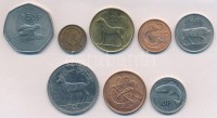 Írország 1970-1993. 1/2p-1Ł (8xklf) T:2Ireland 1970-1993. 1/2 Penny - 1 Pound (8xdiff) C:XF