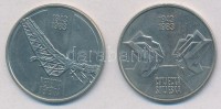 Jugoszlávia 1983. 10D Cu-Ni 'Neretvai csata 40. évfordulója' + 10D Cu-Ni 'Sutjeskai csata 40. évfordulója'  T:1-Yugoslavia 1983. 10 Dinara Cu-Ni '40th Anniversary - Battle of Neretva River' + 10 Dinara Cu-Ni '40th Anniversary - Battle of