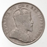 Kanada / Új-Fundland 1903. 10c Ag 'VII. Eduárd' (2,31g) T:2,2- / Canada / Newfoundland 1903. 10 Cents Ag 'Edward VII' (2,31g) C:XF,VFKrause KM#8