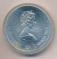 Kanada 1973. 10$ Ag 'Montreali olimpia - Montreal látképe' T:1Canada 1973. 10 Dollars Ag 'Montreal Olympic Games - Montreal skyline' C:UNCKrause KM#87