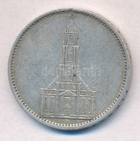 Német Harmadik Birodalom 1935D 5M Ag 'Náci hatalom első évfordulója' T:2,2-German Third Reich 1935D 5 Marks Ag '1st Anniversary of Nazi rule' C:XF,VFKrause KM#83
