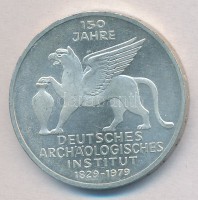 NSZK 1979J 5M Ag 'Német Régészeti Intézet 150. évfordulója' T:1- FRG 1979J 5 Mark Ag '150th Anniversary - German Archaeological Institute' C:AUKrause KM#150