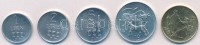 San Marino 1972. 1L-20L (5xklf) T:1,1-San Marino 1972. 1 Lira - 20 Lire (5xdiff) C:UNC,AU