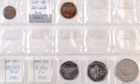 66db-os vegyes külföldi fémpénz tétel albumban, közte Ruanda, Sao Tomé és Principé, Svájc, Svédország T:vegyes66pcs of various metal coins in album, including Rwanda,  Saint Thomas & Prince Islands, Switzerland, Sweden C:mixed