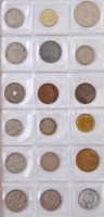 Vegyes: 109db-os fémpénz tétel a világ minden tájáról, nagyrészt jugoszláv érmék T:vegyesMixed: 109pcs of coins from all around the world, but mostly Yugoslavian pieces C:mixed